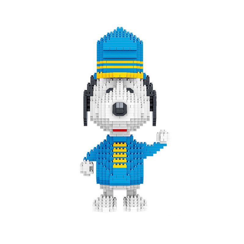 LEZI LN8103 8103 non  RÌNH MÒ bộ đồ chơi xếp lắp ráp ghép mô hình Movie & Game SNOOPY Phim Và Trò Chơi 1473 khối