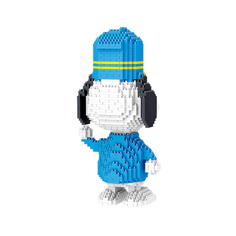 LEZI LN8103 8103 non  RÌNH MÒ bộ đồ chơi xếp lắp ráp ghép mô hình Movie & Game SNOOPY Phim Và Trò Chơi 1473 khối