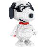 LEZI LN8100 8100 non  RÌNH MÒ bộ đồ chơi xếp lắp ráp ghép mô hình Movie & Game SNOOPY Phim Và Trò Chơi 1378 khối