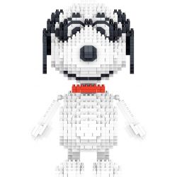 LEZI LN8100 8100 non  RÌNH MÒ bộ đồ chơi xếp lắp ráp ghép mô hình Movie & Game SNOOPY Phim Và Trò Chơi 1378 khối