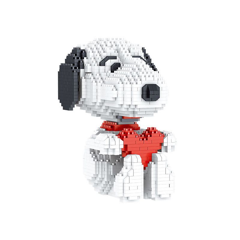 LEZI LN8101 8101 non  RÌNH MÒ bộ đồ chơi xếp lắp ráp ghép mô hình Movie & Game SNOOPY Phim Và Trò Chơi 1452 khối