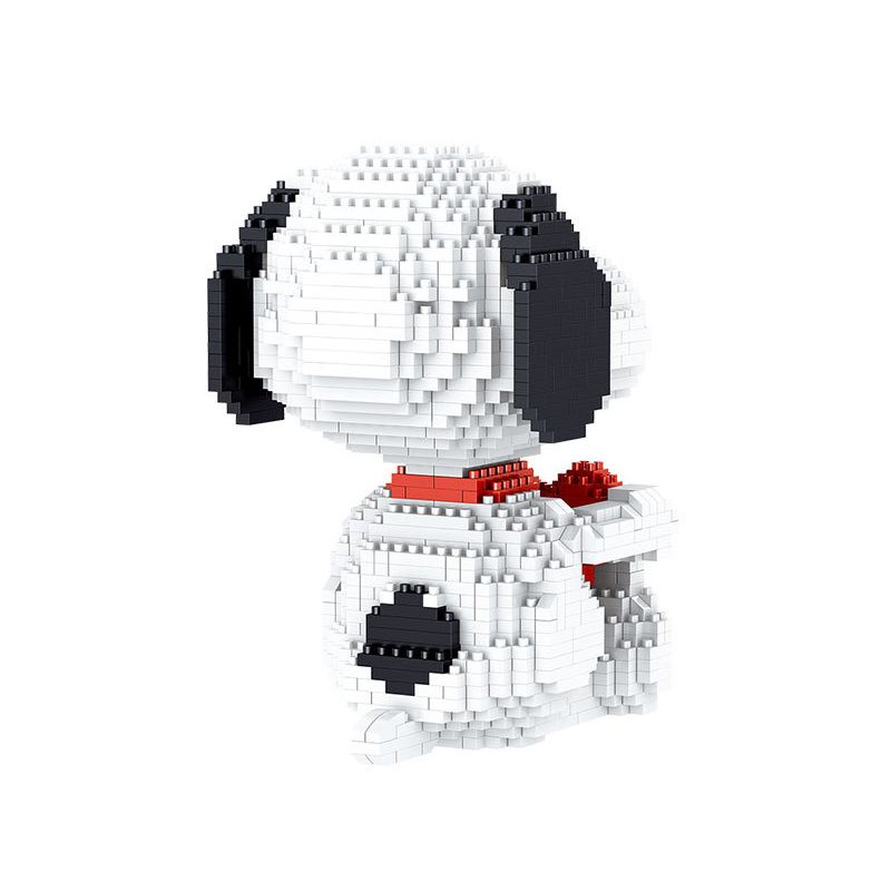 LEZI LN8101 8101 non  RÌNH MÒ bộ đồ chơi xếp lắp ráp ghép mô hình Movie & Game SNOOPY Phim Và Trò Chơi 1452 khối