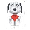 LEZI LN8101 8101 non  RÌNH MÒ bộ đồ chơi xếp lắp ráp ghép mô hình Movie & Game SNOOPY Phim Và Trò Chơi 1452 khối