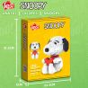 LEZI LN8101 8101 non  RÌNH MÒ bộ đồ chơi xếp lắp ráp ghép mô hình Movie & Game SNOOPY Phim Và Trò Chơi 1452 khối