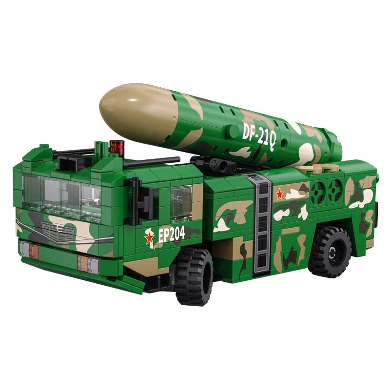 CADA DOUBLEE C56011 56011 non  XE TÊN LỬA DONGFENG bộ đồ chơi xếp lắp ráp ghép mô hình Military Army Quân Sự Bộ Đội 354 khối