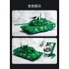 CADA DOUBLEE C82001 82001 non  XE TĂNG CHIẾN ĐẤU CHỦ LỰC 99A tỷ lệ 1:25 bộ đồ chơi xếp lắp ráp ghép mô hình Military Army TYPE 99A MAIN BATTLE TANK Quân Sự Bộ Đội 1707 khối