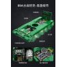 CADA DOUBLEE C82001 82001 non  XE TĂNG CHIẾN ĐẤU CHỦ LỰC 99A tỷ lệ 1:25 bộ đồ chơi xếp lắp ráp ghép mô hình Military Army TYPE 99A MAIN BATTLE TANK Quân Sự Bộ Đội 1707 khối
