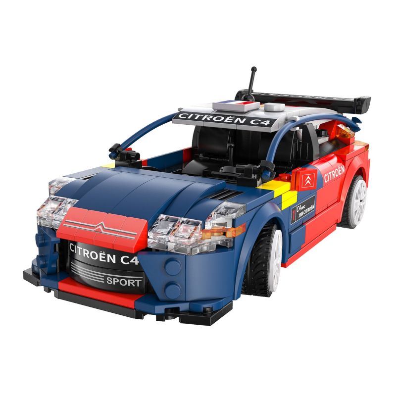 CADA DOUBLEE C51078 51078 non Lego XE ĐUA CITROEN WRC2008 tỷ lệ 1:20 bộ đồ chơi xếp lắp ráp ghép mô hình Technic 2008 CITROEN C4 WRC Kỹ Thuật Công Nghệ Cao Mô Hình Phương Tiện 329 khối