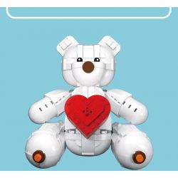 DK 5005 non  NÚI LỬA LỚN bộ đồ chơi xếp lắp ráp ghép mô hình BEAR 693 khối