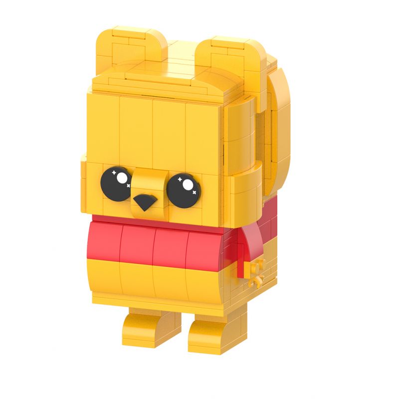 JAKI JK2155 2155 non Lego GẤU NGỌT NGÀO YÊU MẬT ONG bộ đồ chơi xếp lắp ráp ghép mô hình THE BEAR WHO LOVES BEES 355 khối