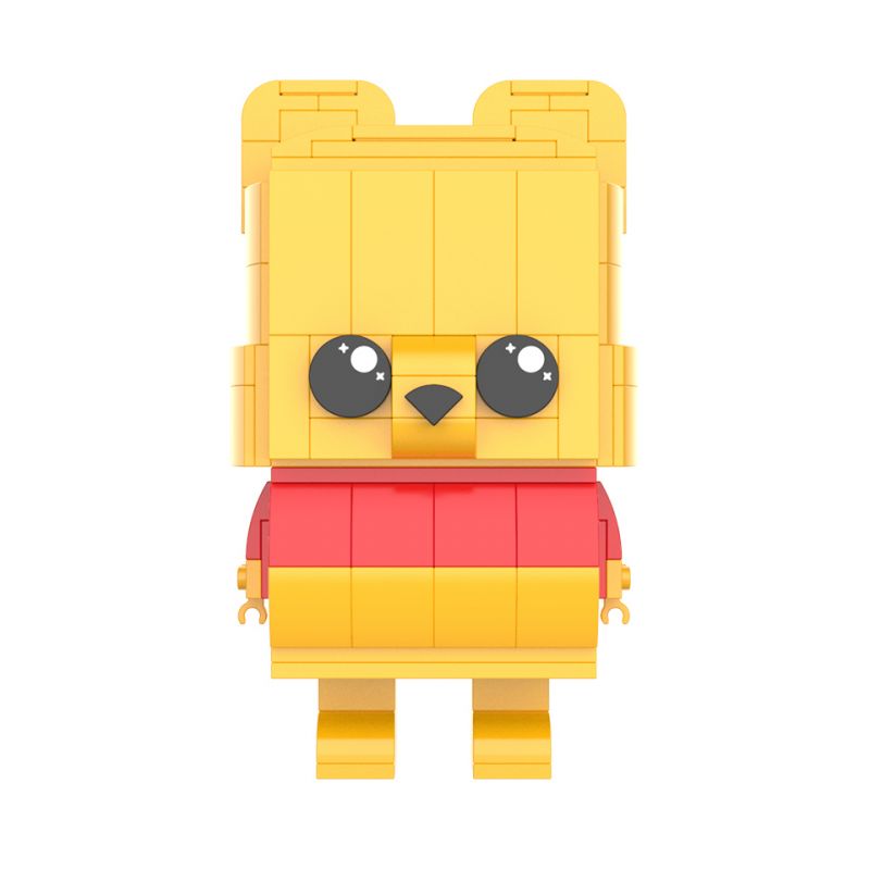 JAKI JK2155 2155 non  GẤU NGỌT NGÀO YÊU MẬT ONG bộ đồ chơi xếp lắp ráp ghép mô hình THE BEAR WHO LOVES BEES 355 khối