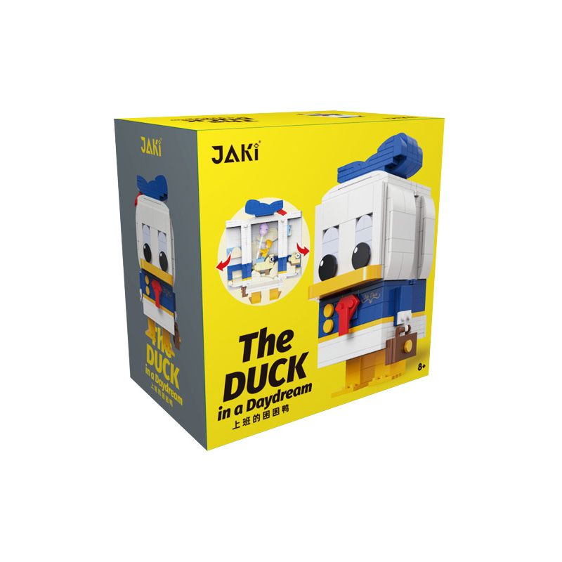 JAKI JK2153 2153 non  VỊT BUỒN NGỦ TẠI NƠI LÀM VIỆC bộ đồ chơi xếp lắp ráp ghép mô hình THE DUCK IN A DAYDREAM 412 khối