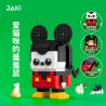JAKI JK2151 2151 non  SHYMOUSE YÊU MÈO bộ đồ chơi xếp lắp ráp ghép mô hình THE MOUSE WHO LOVES CATS