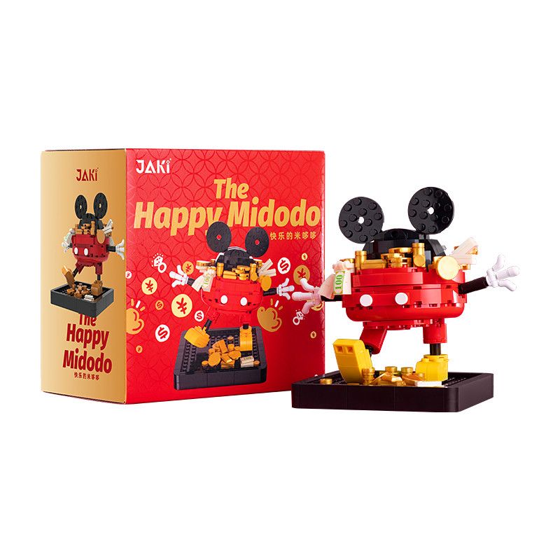 JAKI JK2150 2150 non Lego HẠNH PHÚC MI DUODUO bộ đồ chơi xếp lắp ráp ghép mô hình THE HAPPY MIDODO