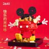 JAKI JK2150 2150 non  HẠNH PHÚC MI DUODUO bộ đồ chơi xếp lắp ráp ghép mô hình THE HAPPY MIDODO