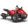 MouldKing 23010 Mould King 23010 non  XE MÔ TÔ BA BÁNH QUÁI VẬT BOMBA bộ đồ chơi xếp lắp ráp ghép mô hình  MONSTER SPYDER Kỹ Thuật Công Nghệ Cao Mô Hình Phương Tiện 853 khối