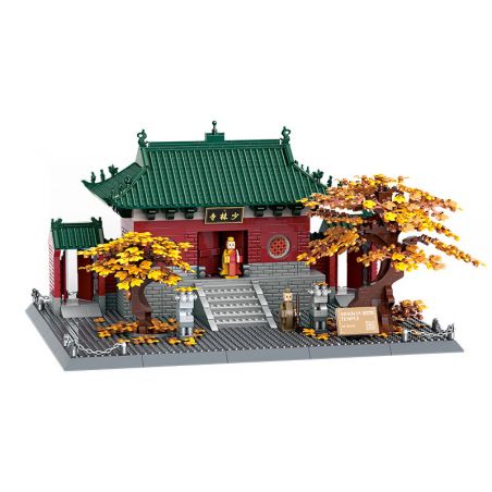 WANGE 6227 non  THIẾU LÂM TỰ HÀ NAM TRUNG QUỐC bộ đồ chơi xếp lắp ráp ghép mô hình Creator SHAOLIN TEMPLE HENAN CHINA Sáng Tạo 1526 khối