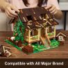 FUNWHOLE FH9001 9001 non  HAYASHIKIYA bộ đồ chơi xếp lắp ráp ghép mô hình Creator WOOD CABIN Sáng Tạo 2097 khối