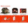 FUNWHOLE FH9001 9001 non  HAYASHIKIYA bộ đồ chơi xếp lắp ráp ghép mô hình Creator WOOD CABIN Sáng Tạo 2097 khối