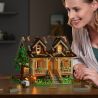 FUNWHOLE FH9001 9001 non  HAYASHIKIYA bộ đồ chơi xếp lắp ráp ghép mô hình Creator WOOD CABIN Sáng Tạo 2097 khối