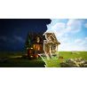 FUNWHOLE FH9001 9001 non  HAYASHIKIYA bộ đồ chơi xếp lắp ráp ghép mô hình Creator WOOD CABIN Sáng Tạo 2097 khối