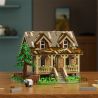 FUNWHOLE FH9001 9001 non  HAYASHIKIYA bộ đồ chơi xếp lắp ráp ghép mô hình Creator WOOD CABIN Sáng Tạo 2097 khối