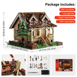 FUNWHOLE FH9001 9001 non  HAYASHIKIYA bộ đồ chơi xếp lắp ráp ghép mô hình Creator WOOD CABIN Sáng Tạo 2097 khối FUNWHOLE FH9001 9001 non  HAYASHIKIYA bộ đồ chơi xếp lắp ráp ghép mô hình Creator WOOD CABIN Sáng Tạo 2097 khối
