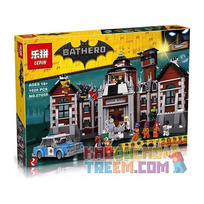 NOT The Lego Batman Movie 70912 Arkham Asylum , Bela 10741 Lari 10741 LEPIN  07055 Xếp hình Nhà Tù Arkham Asylum giá sốc rẻ nhất