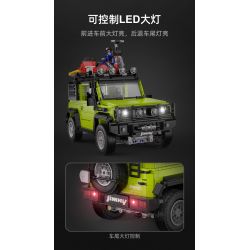 CADA DOUBLEE C62001 62001 non  DU LỊCH ĐÃ SỬA ĐỔI JIMNY SUV 1:12 tỷ lệ 1:12 bộ đồ chơi xếp lắp ráp ghép mô hình  SUZUKI JIMMY Kỹ Thuật Công Nghệ Cao Mô Hình Phương Tiện 1803 khối