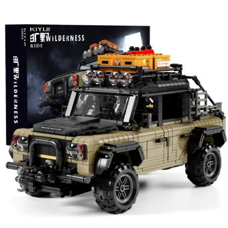 KUYU MOXING 10003 non  XE ĐỊA HÌNH bộ đồ chơi xếp lắp ráp ghép mô hình Racers WILDERNESS Đua Tốc Độ 1613 khối