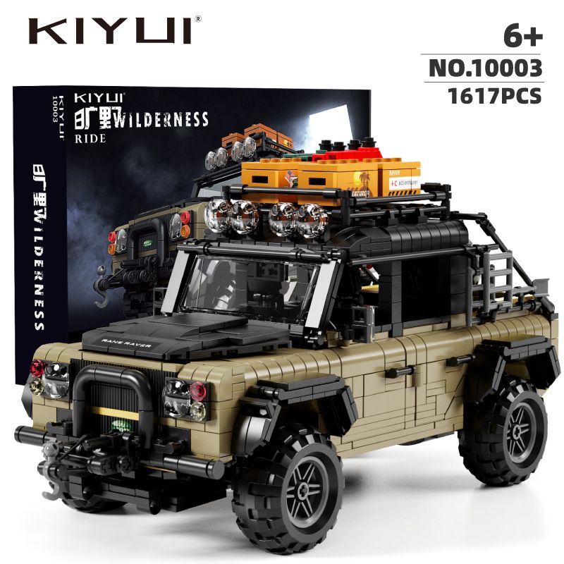KUYU MOXING 10003 non  XE ĐỊA HÌNH bộ đồ chơi xếp lắp ráp ghép mô hình Racers WILDERNESS Đua Tốc Độ 1613 khối