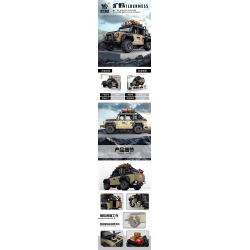 KUYU MOXING 10003 non  XE ĐỊA HÌNH bộ đồ chơi xếp lắp ráp ghép mô hình Racers WILDERNESS Đua Tốc Độ 1613 khối