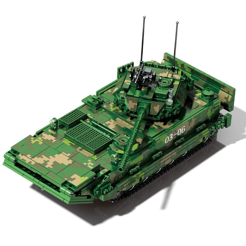 SEMBO 705994 non Lego 05 XE CHIẾN ĐẤU BỘ BINH LỘI NƯỚC bộ đồ chơi xếp lắp ráp ghép mô hình Military Army 05 AMPHIBIOUS INFANTRY FIGHTING VEHICLE Quân Sự Bộ Đội 952 khối