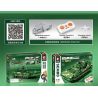 SEMBO 705994 non  05 XE CHIẾN ĐẤU BỘ BINH LỘI NƯỚC bộ đồ chơi xếp lắp ráp ghép mô hình Military Army 05 AMPHIBIOUS INFANTRY FIGHTING VEHICLE Quân Sự Bộ Đội 952 khối