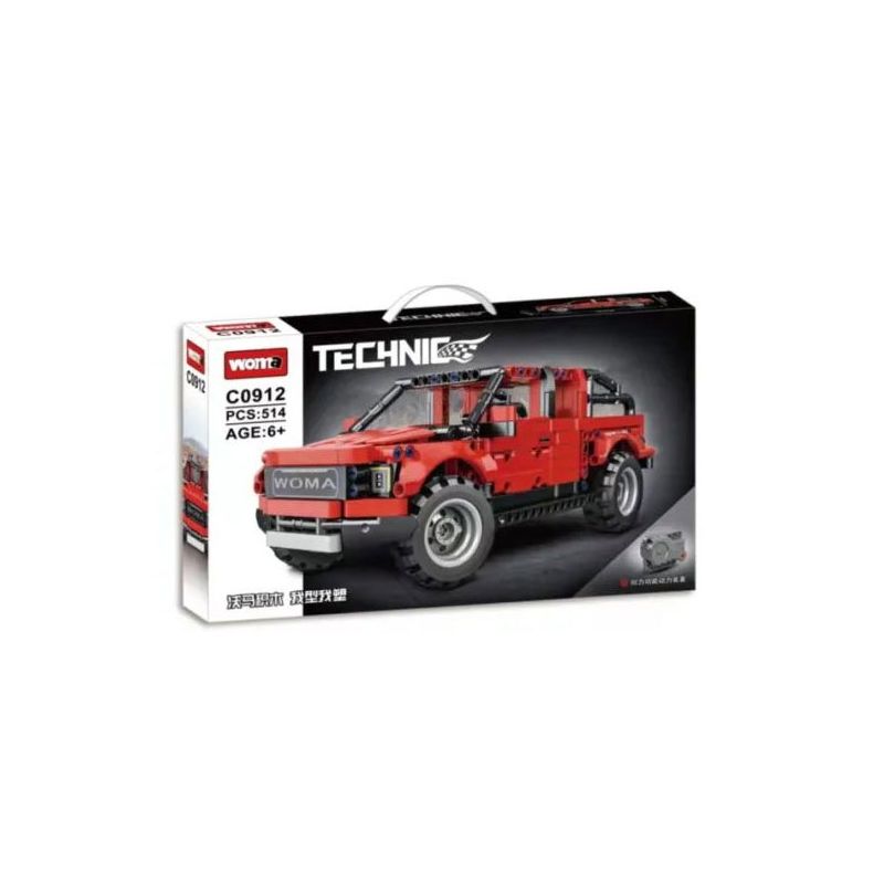 WOMA C0912 0912 non  LỖI MÀU ĐỎ bộ đồ chơi xếp lắp ráp ghép mô hình  Kỹ Thuật Công Nghệ Cao Mô Hình Phương Tiện 514 khối