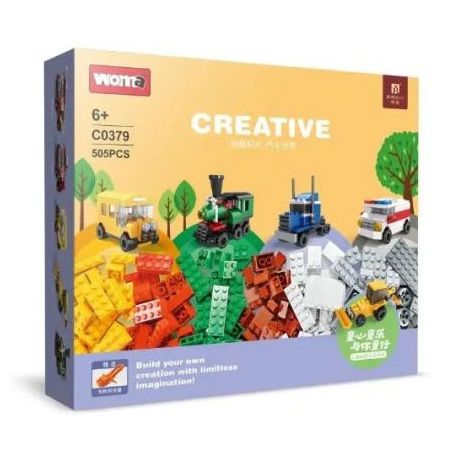 WOMA C0379 0379 non  XE SÁNG TẠO bộ đồ chơi xếp lắp ráp ghép mô hình Creator 505 khối