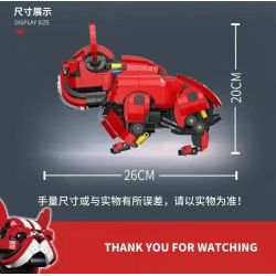 DK 5003 non  CƠ KHÍ bộ đồ chơi xếp lắp ráp ghép mô hình Creator MECHANICAL BULLDOG Sáng Tạo 1675 khối