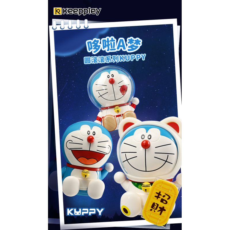 KEEPPLEY K20412 20412 non  DORAEMON-VÒNG XOAY SERIES MAY MẮN bộ đồ chơi xếp lắp ráp ghép mô hình Movie & Game Phim Và Trò Chơi
