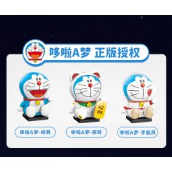 KEEPPLEY K20411 20411 non  DORAEMON-VÒNG XOAY SERIES CỔ ĐIỂN bộ đồ chơi xếp lắp ráp ghép mô hình Classic
