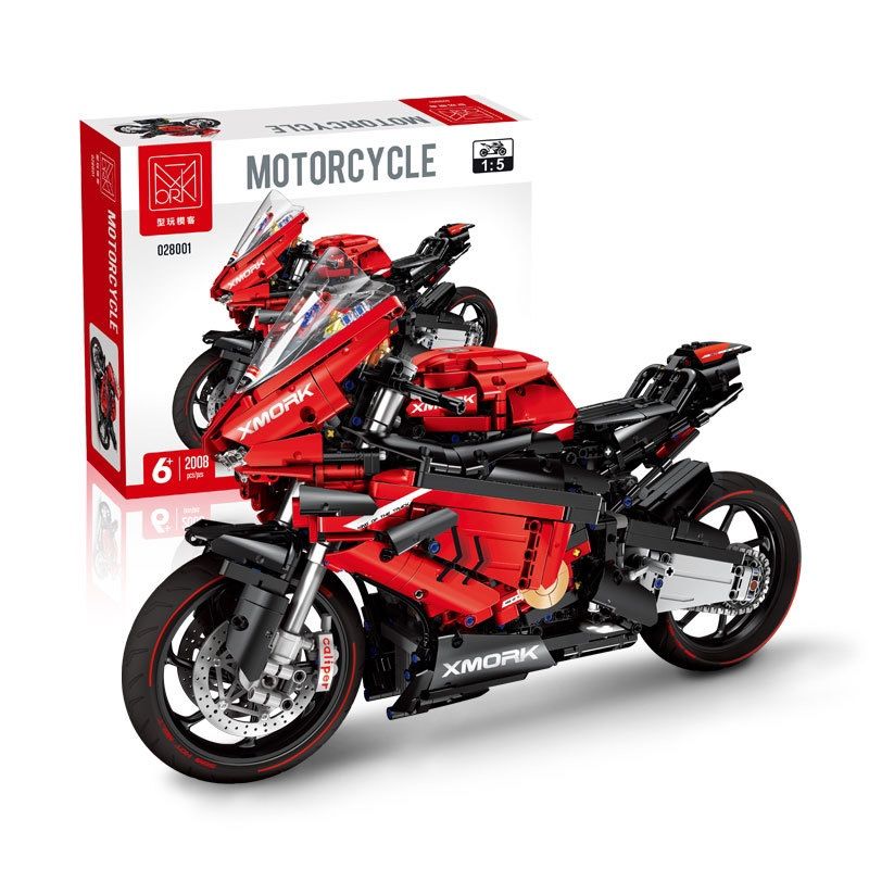 MorkModel 028001 Mork Model 028001 non  DUCATI V4S 1:5 tỷ lệ 1:5 bộ đồ chơi xếp lắp ráp ghép mô hình  DUCAYI V4S Kỹ Thuật Công Nghệ Cao Mô Hình Phương Tiện 2008 khối