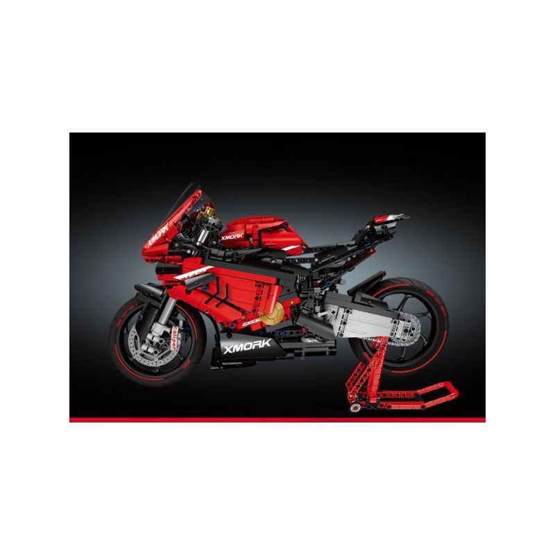 MorkModel 028001 Mork Model 028001 non  DUCATI V4S 1:5 tỷ lệ 1:5 bộ đồ chơi xếp lắp ráp ghép mô hình  DUCAYI V4S Kỹ Thuật Công Nghệ Cao Mô Hình Phương Tiện 2008 khối