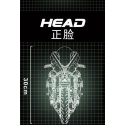 MorkModel 028001 Mork Model 028001 non  DUCATI V4S 1:5 tỷ lệ 1:5 bộ đồ chơi xếp lắp ráp ghép mô hình  DUCAYI V4S Kỹ Thuật Công Nghệ Cao Mô Hình Phương Tiện 2008 khối