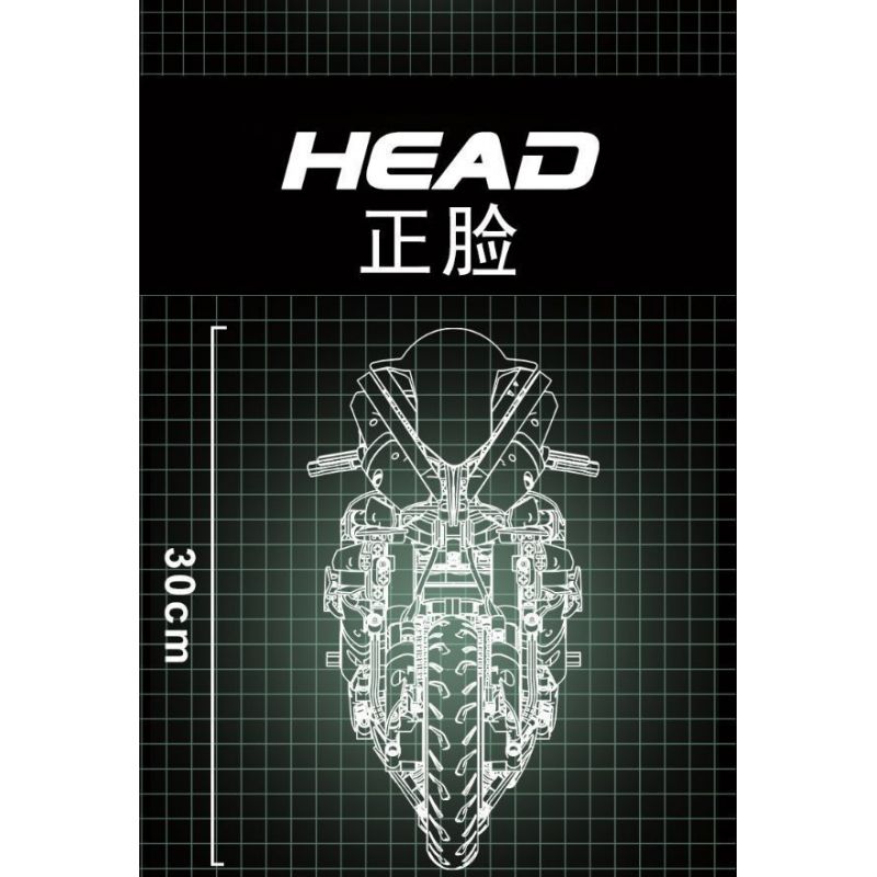 MorkModel 028001 Mork Model 028001 non  DUCATI V4S 1:5 tỷ lệ 1:5 bộ đồ chơi xếp lắp ráp ghép mô hình  DUCAYI V4S Kỹ Thuật Công Nghệ Cao Mô Hình Phương Tiện 2008 khối