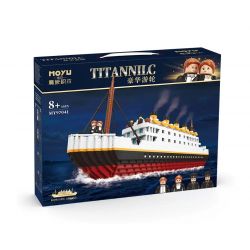 MOYU BLOCK MY97041 97041 non  TITANNILC - TÀU DU LỊCH SANG TRỌNG bộ đồ chơi xếp lắp ráp ghép mô hình Creator Sáng Tạo 2980 khối