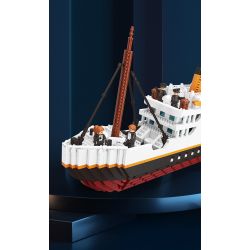 MOYU BLOCK MY97041 97041 non  TITANNILC - TÀU DU LỊCH SANG TRỌNG bộ đồ chơi xếp lắp ráp ghép mô hình Creator Sáng Tạo 2980 khối