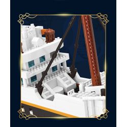 MOYU BLOCK MY97041 97041 non  TITANNILC - TÀU DU LỊCH SANG TRỌNG bộ đồ chơi xếp lắp ráp ghép mô hình Creator Sáng Tạo 2980 khối