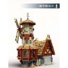 MorkModel 033009 Mork Model 033009 REBRICKABLE MOC-138190 138190 MOC138190 non  CỐI XAY GIÓ THỜI TRUNG CỔ bộ đồ chơi xếp lắp ráp ghép mô hình Creator MEDIEVAL WINDMILL Sáng Tạo 2808 khối