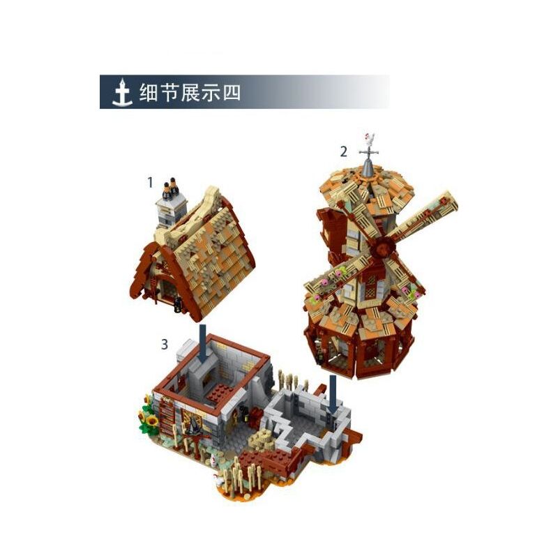 MorkModel 033009 Mork Model 033009 REBRICKABLE MOC-138190 138190 MOC138190 non  CỐI XAY GIÓ THỜI TRUNG CỔ bộ đồ chơi xếp lắp ráp ghép mô hình Creator MEDIEVAL WINDMILL Sáng Tạo 2808 khối MorkModel 033009 Mork Model 033009 REBRICKABLE MOC-138190 138190 MOC138190 non  CỐI XAY GIÓ THỜI TRUNG CỔ bộ đồ chơi xếp lắp ráp ghép mô hình Creator MEDIEVAL WINDMILL Sáng Tạo 2808 khối