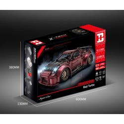 HAPPY BUILD SHINEYU XINYU YC-23005 23005 YC23005 non  XE THỂ THAO NẰM THẤP MÀU ĐỎ bộ đồ chơi xếp lắp ráp ghép mô hình  RED TURBO Kỹ Thuật Công Nghệ Cao Mô Hình Phương Tiện 2238 khối