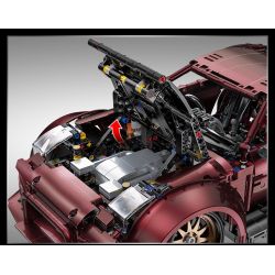 HAPPY BUILD SHINEYU XINYU YC-23005 23005 YC23005 non  XE THỂ THAO NẰM THẤP MÀU ĐỎ bộ đồ chơi xếp lắp ráp ghép mô hình  RED TURBO Kỹ Thuật Công Nghệ Cao Mô Hình Phương Tiện 2238 khối